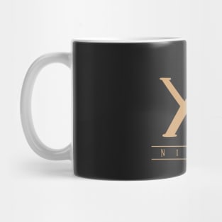 XC (Ninety) Gold Roman Numerals Mug